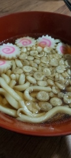 Udon with Naruto Fish Cake