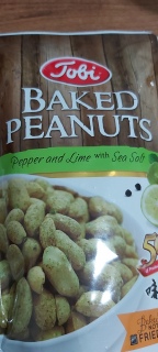 Tobi Peanut: Pepper and Lime with Sea Salt Flavour